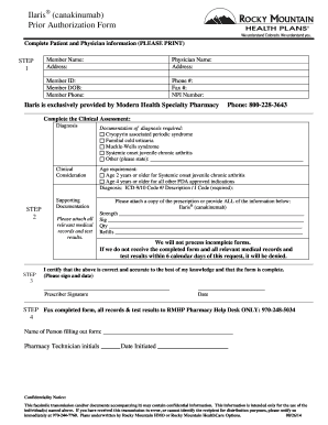 Ilaris Prior Authorization Form