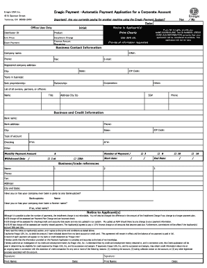 Enagic USA Corporate Account Payment Application
