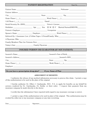 Patient Registration Form