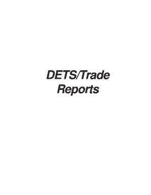 Illinois DETS Trade Reports