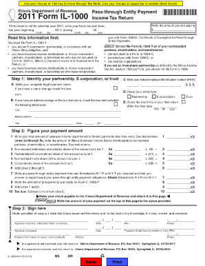 Illinois Pass-through Entity Payment Form