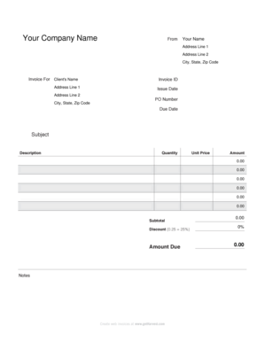 Invoice Template