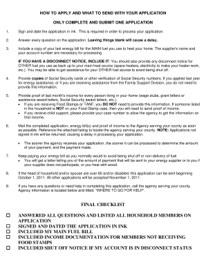 Missouri LIHEAP Application