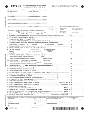 Delaware Non-Resident Tax Form 200-02