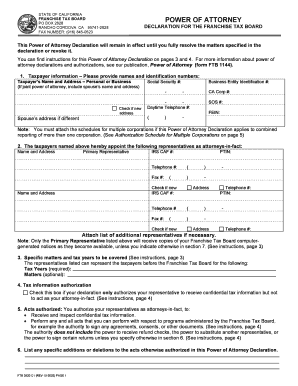 Form 3520 Power of Attorney - Effitax