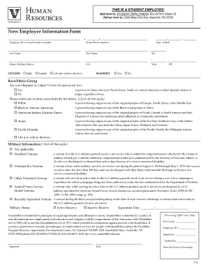 New Employee Information Form