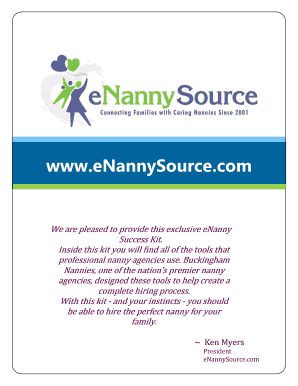 Family and Nanny Agreement