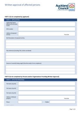 Resource Consent Application Form