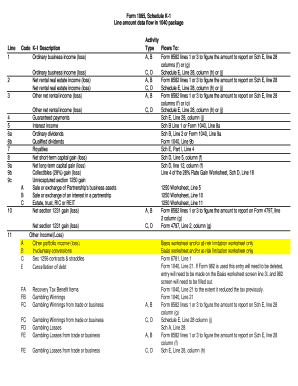 Form 1065 Schedule K-1