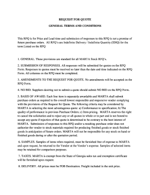 Request for Quote Form