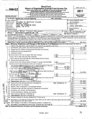 Form 990-EZ 2011