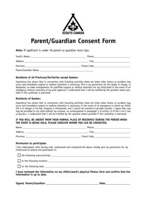 Parent/Guardian Consent Form