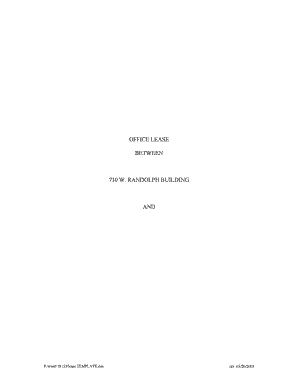 Office Lease Agreement