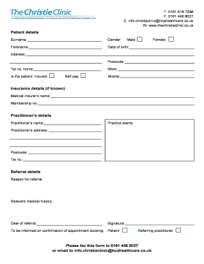 Patient Referral Form