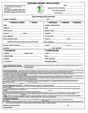 Building Permit Application