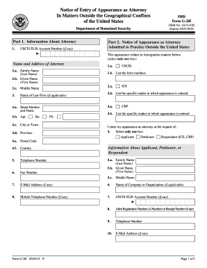 Notice of Entry of Appearance as Attorney