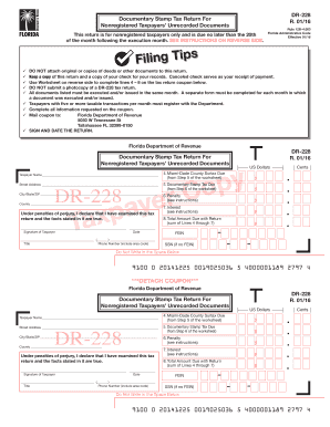 Florida Documentary Stamp Tax Return