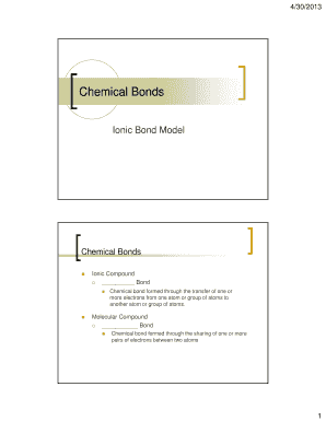 Ionic Bond Model Worksheet