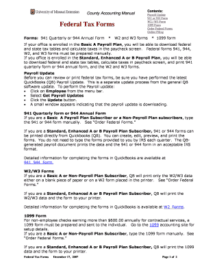 Federal Tax Forms Guide