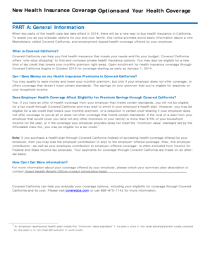 Covered California Health Insurance Notice