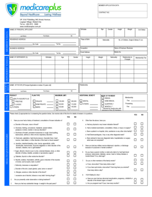 Medicare Plus Health Plan Application Form