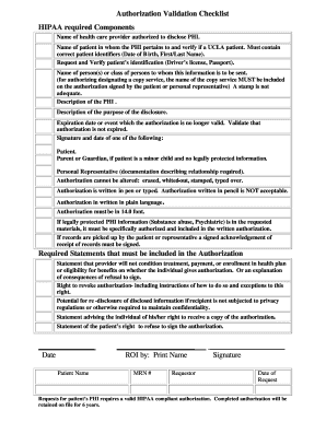 HIPAA Authorization Form