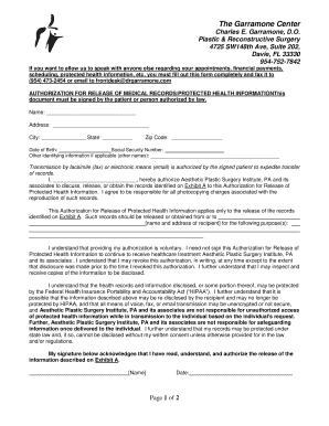 Medical records release form florida pdf - HIPAA Release Consent - Dr. Charles Garramone