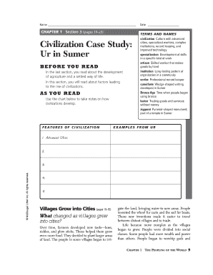Civilization case study: ur in sumer chapter 1 section 3 image