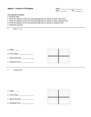 Algebra Practice Worksheet