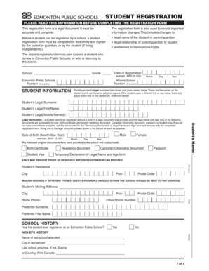 Student Registration Form