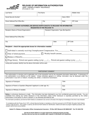 Release of Information Authorization