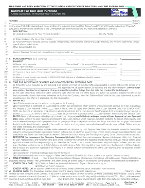 Florida Contract for Sale and Purchase