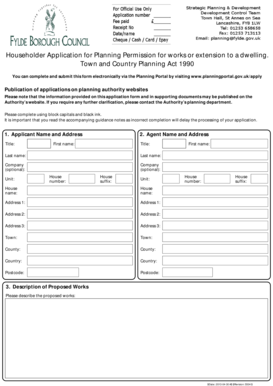 Householder Application for Planning Permission