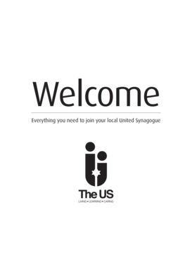 United Synagogue Membership Application
