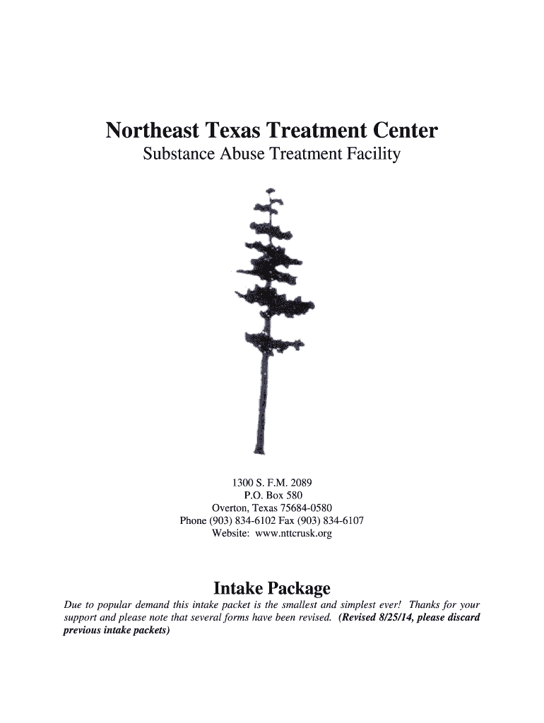 Northeast Texas Treatment Center - Nttcrusk.org Preview on Page 1.