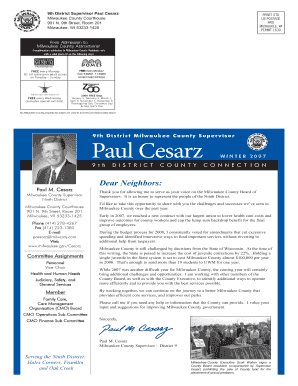 Milwaukee County Resident Feedback Form