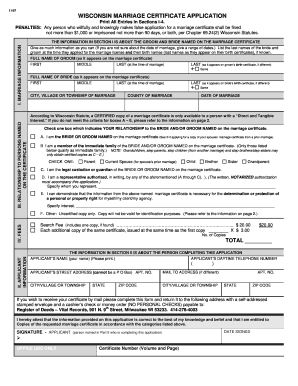 Marriage certificate form download - licencia de matrimonio de milwaukee wisconsin