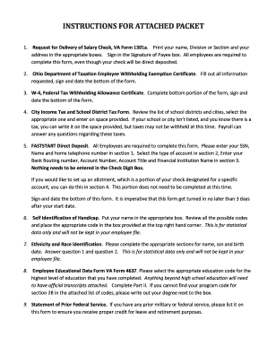 US Federal Employee Onboarding Forms