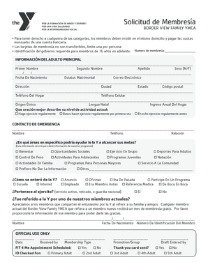 Solicitud de Membresía