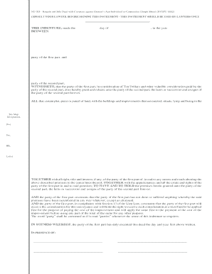 Bargain and Sale Deed with Covenant against Grantor’s Acts