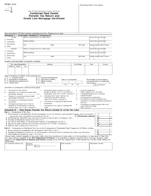 New York State Real Estate Transfer Tax Return