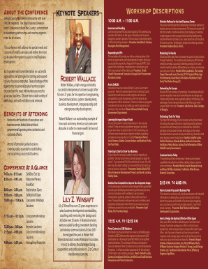 DeKalb County Small Business Conference Registration Form