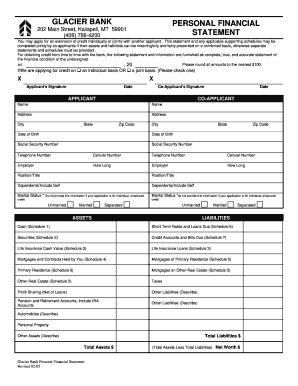 kalispell glacier bank form