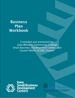 Business Plan Workbook for Startup Businesses