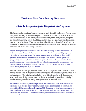 Business Plan Template