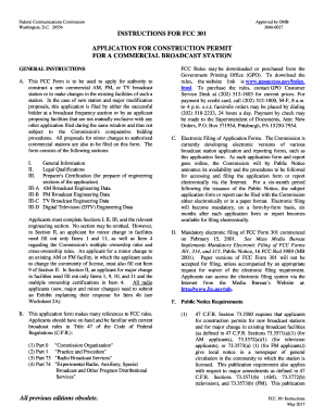 FCC 301 Application for Construction Permit