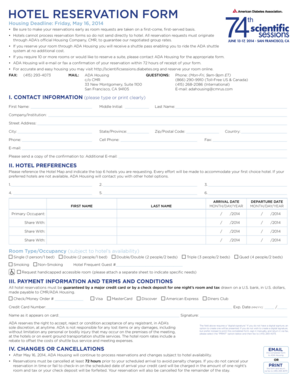 Hotel Reservation Form