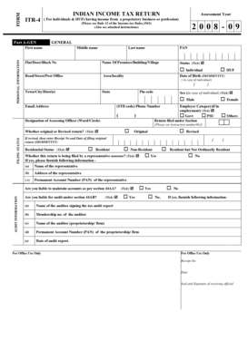 Indian Income Tax Return ITR-4
