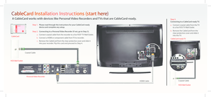 CableCard Installation Instructions