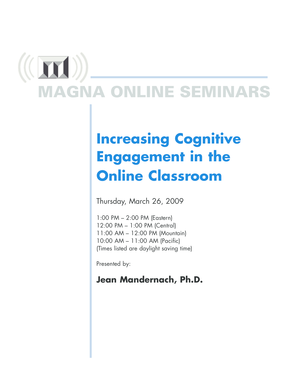 Online Seminar Order Form